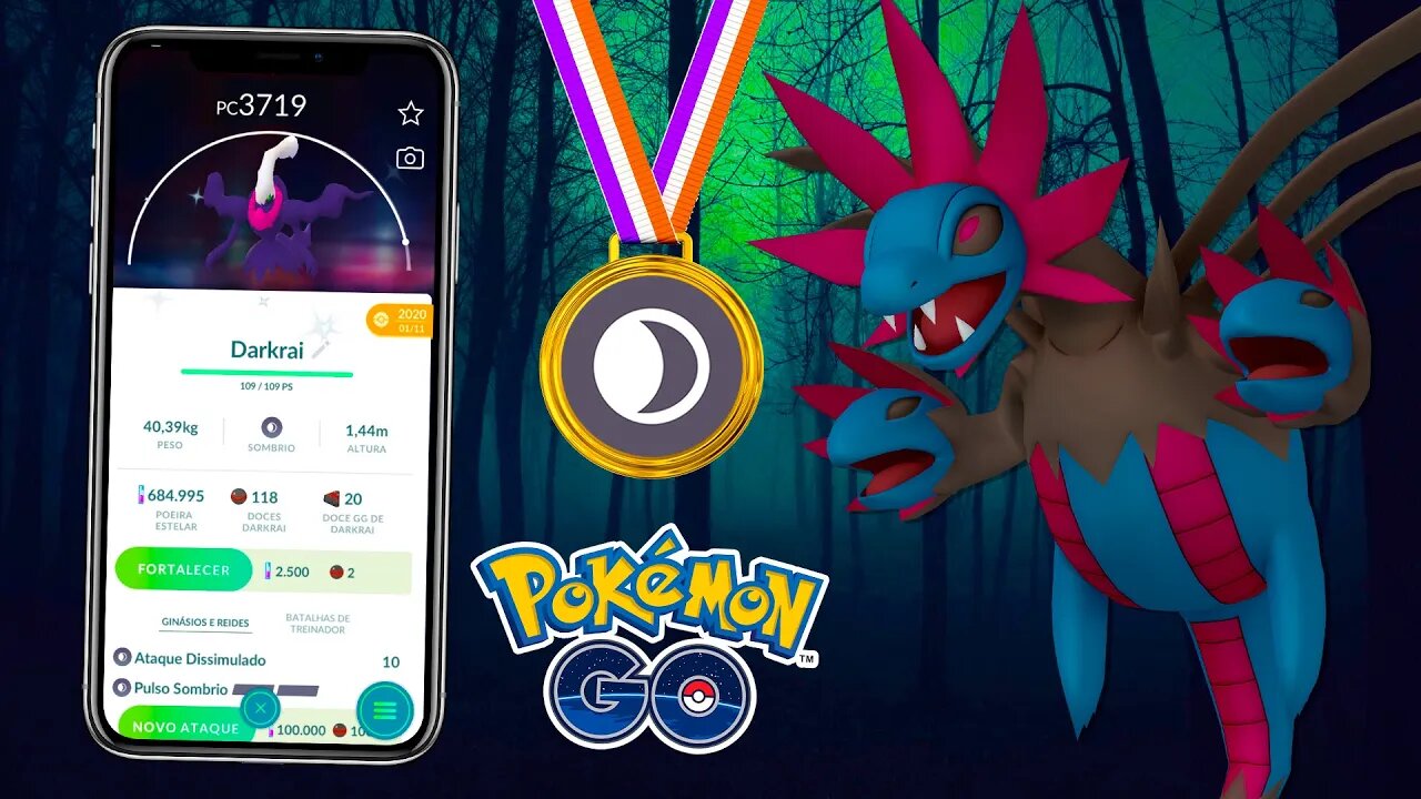 MELHORES POKÉMON do Tipo SOMBRIO no POKÉMON GO! Destrua nas Raids!