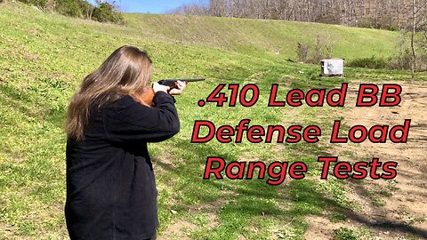 .410 3” Lead BB Defense/Predator Load - Range Test