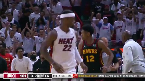 Jimmy Buttler Dominating the Entire Hawk. MIAMI vs Atlanta