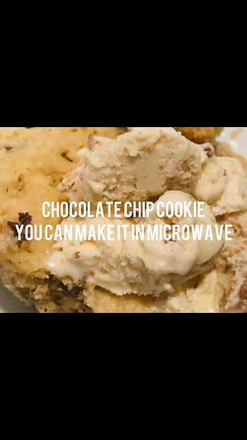 Chocolate Chip Cookie.You Can Make In Microwave