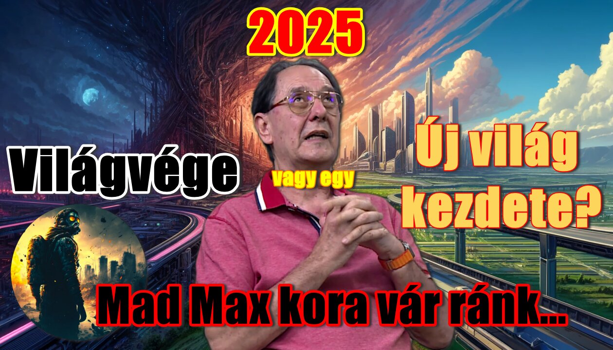 2025: VILÁGVÉGE vagy egy ÚJ VILÁG KEZDETE? - Mad Max kora vár ránk...