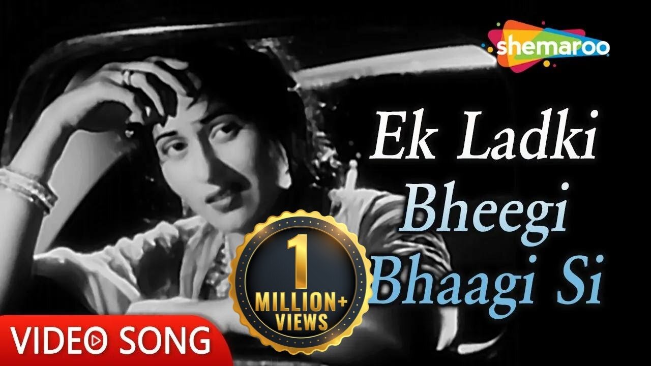 Ek Ladki Bhigi Bhagi Si | Chalti Ka Naam Gaadi Songs | Kishore Kumar | Madhubala | Rain Song