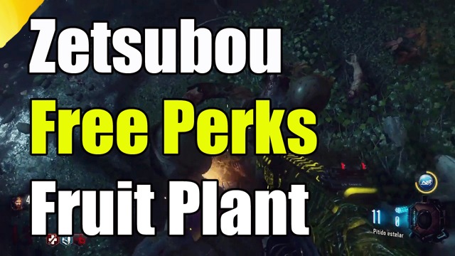 Black Ops 3 Zetsubou No Shima Zombies Fruit Plant "How To Grow Fruit Plant Free Perks"