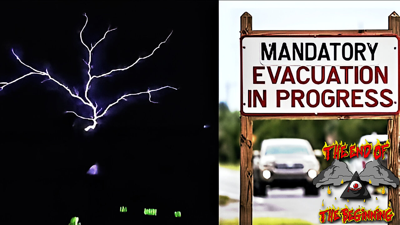 STRANGE MYSTERIOUS LIGHTNING EVENT HAPPENS IN FLORIDA RIGHT BEFORE HURRICANE... - TEOTB