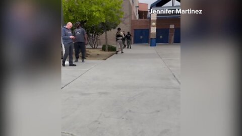 Viewer video: Hard lockdown at Shadow Ridge High School