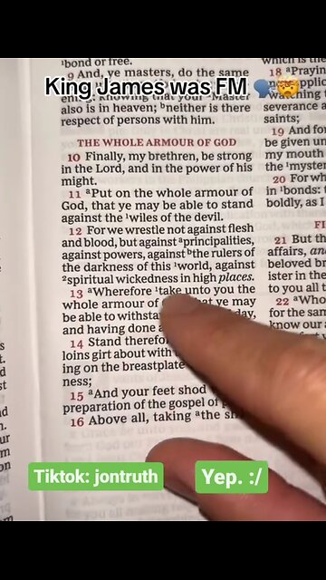 King James banned Geneva Bible and altered original translation for his benefit.