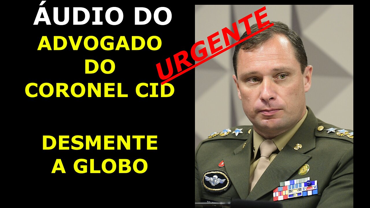 ADVOGADO DE CID DESMENTE A GLOBO! URGENTE