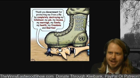 ​Covid19. Todays News: It's a plot to take over the world, The Vinny Eastwood Show - 12 May 2020