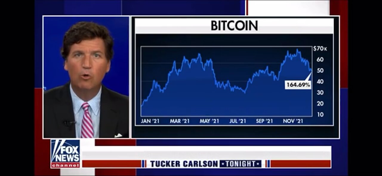 Tucker: “People buy Bitcoin when the feel the U.S dollar is no longer safe.”
