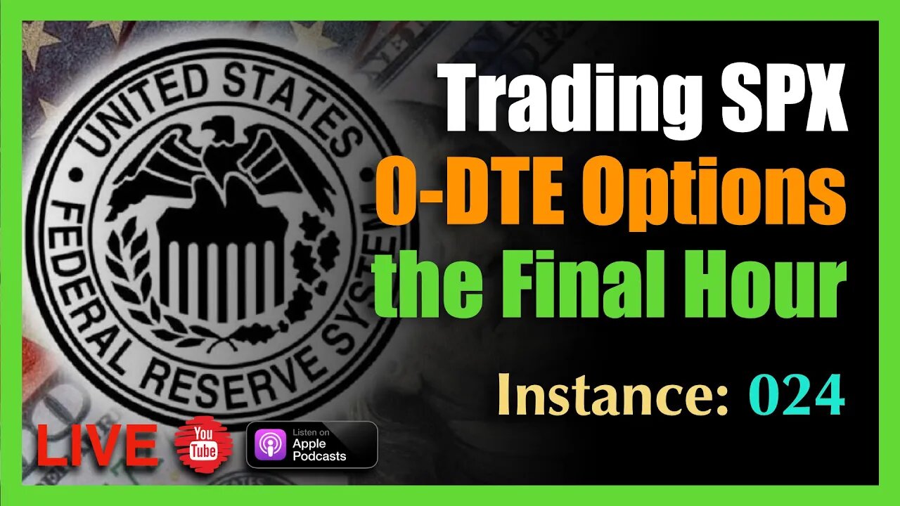 Final Hour 0-DTE SPX Options Trade - FOMC Minutes