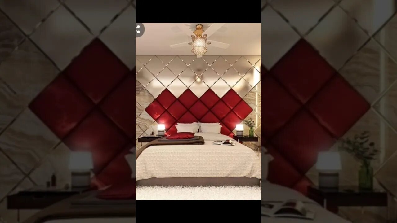 Red Room Decor❤ #interiordesigns#roomdecor#shorts