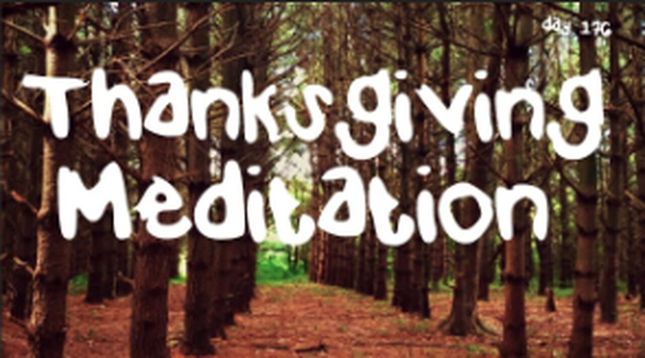 Turkey Hand - Thanksgiving Meditation with Dr. Wayne Hanson