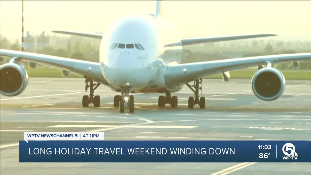 Travelers choose Palm Beach International Airport for Labor Day flights