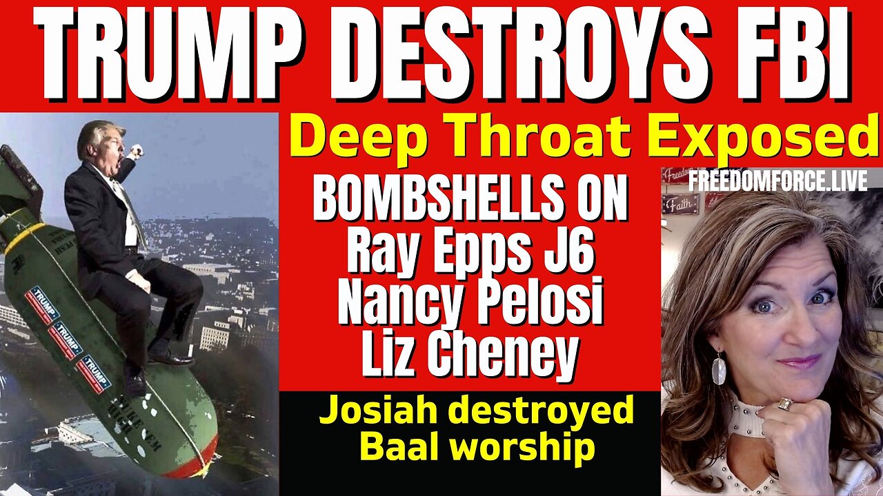 Trump Destoys Deep Throat FBI - Josiah destroys Baal 1-1-23