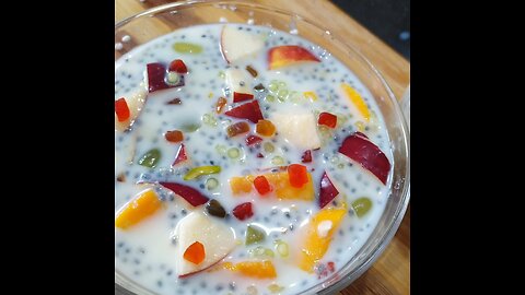 recipe of sago Friut desert