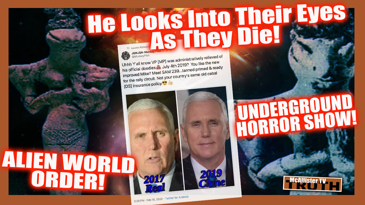 THE LIZARDS AMONG US! PENCE CLONE! DULCE HORROR SHOW! BUSH FUNERAL FLASHBACK!