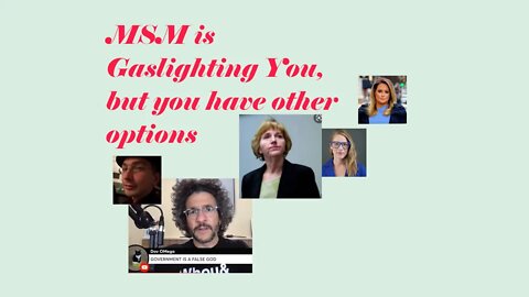 MSM is Gaslighting YOU || Sunday Stitch & B*