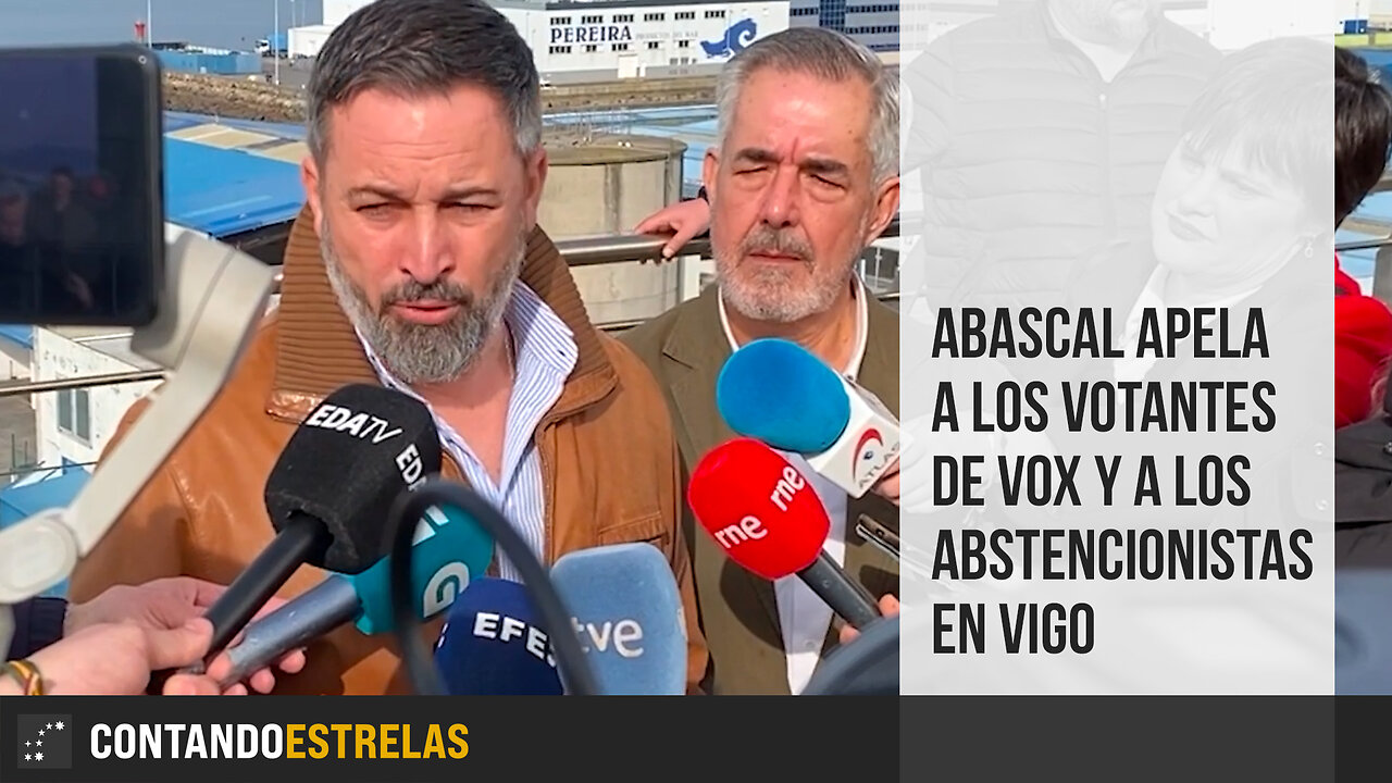 Abascal apela a los votantes de Vox y a los abstencionistas en Vigo