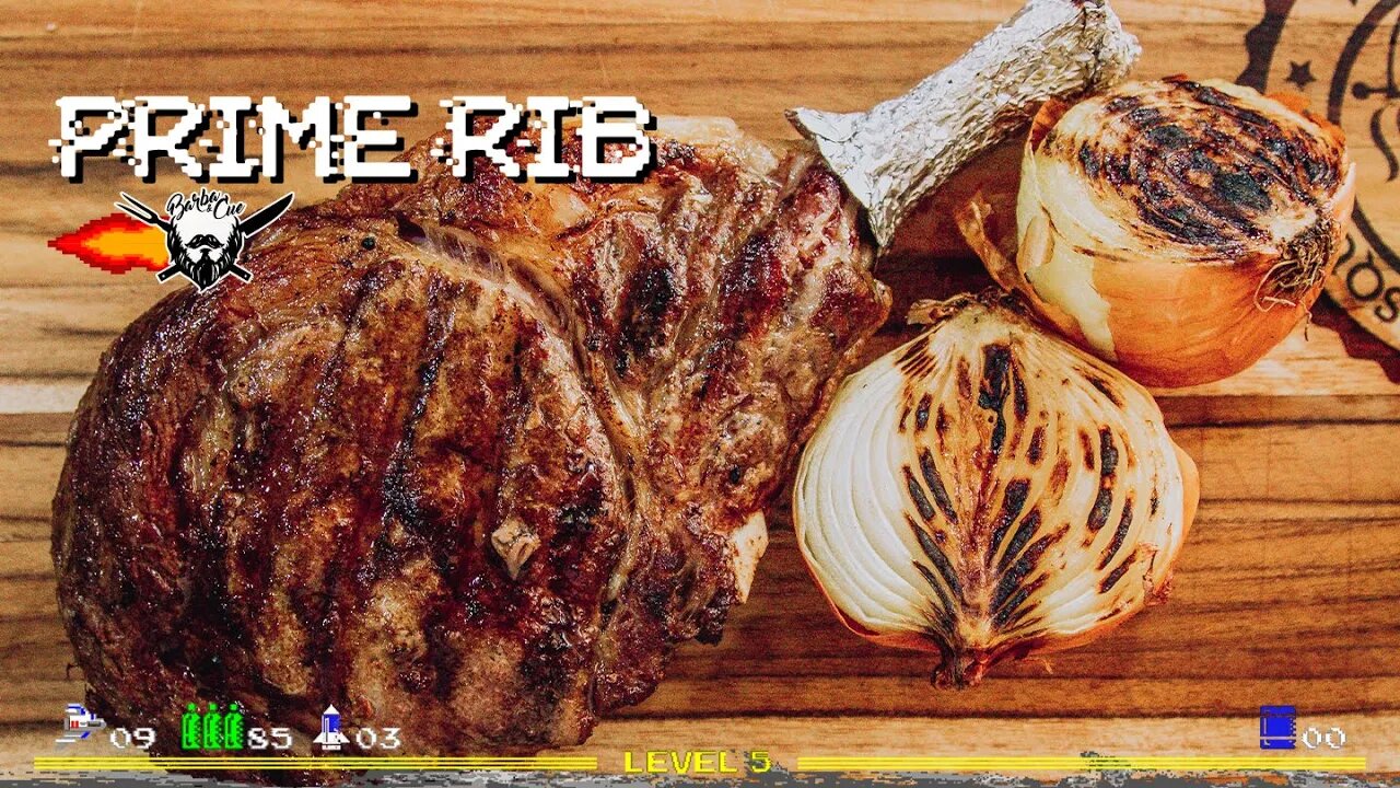 Prime Rib com cebola e tomate na Parrilla | Barbaecue