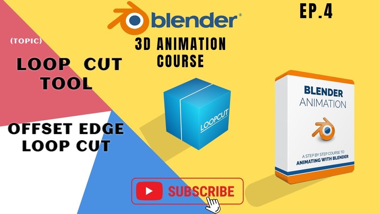 Blender 3.5 Tutorial - 3D Animation Course - Episode 4 By (KUKRI) In Hindi/Urdu