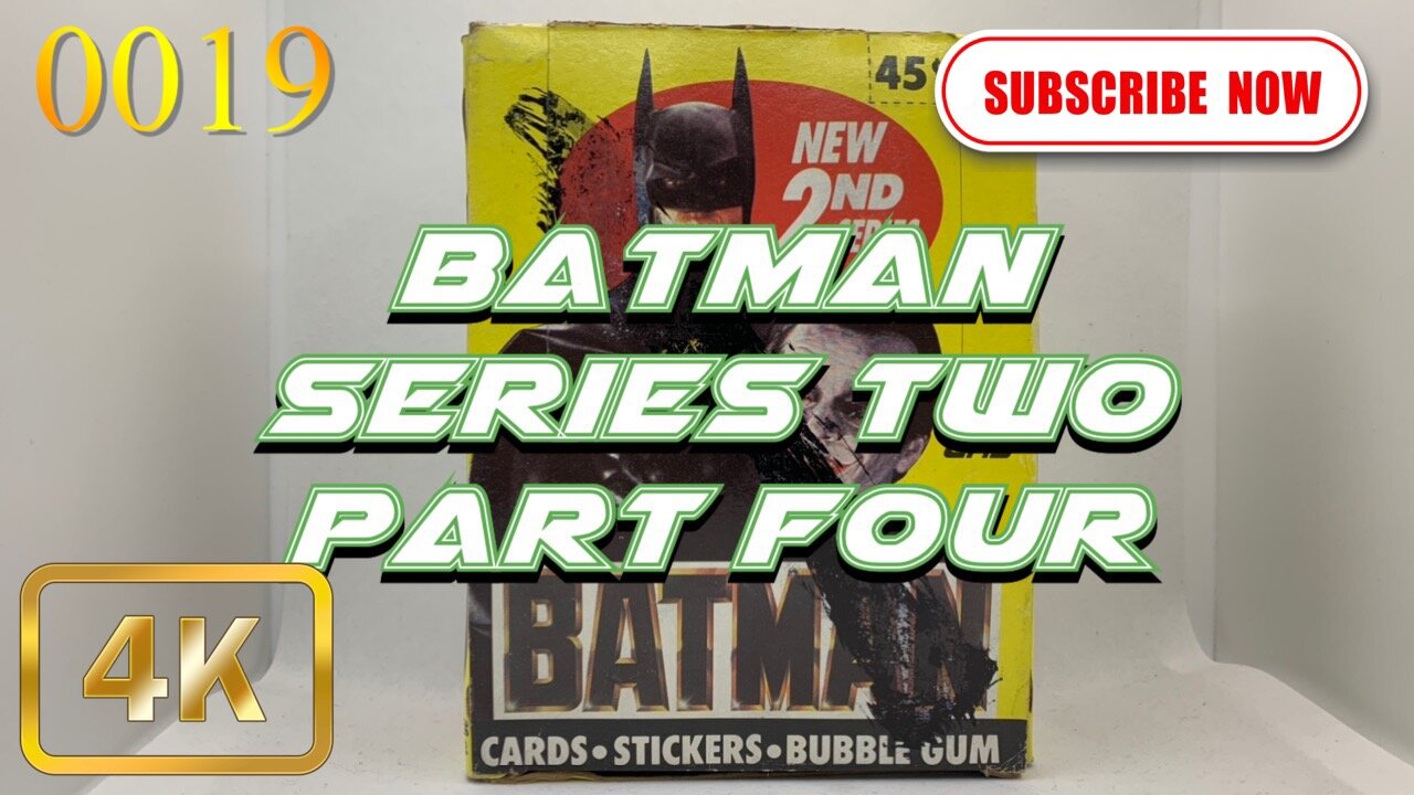 the[CARD]curator [0019] 'Batman' (1989) Trading Cards - Series 2 [4 of 6] [#batman #theCARDcurator]