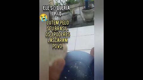 Ele só queria 1 PÃO PRA MATAR A FOME😥