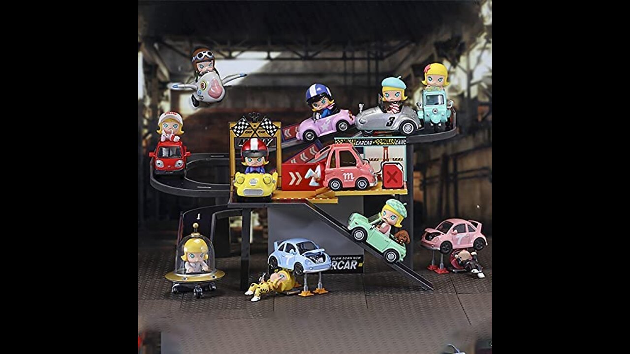 POP MART Molly Car Car Series 9PC Blind Box Toy