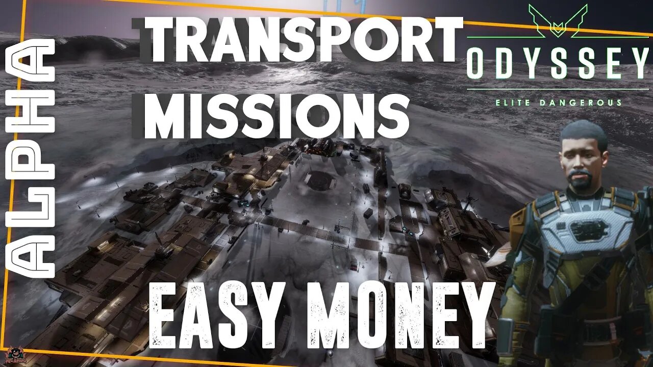 Elite Dangerous Odyssey Transport Missions Easy Early Money