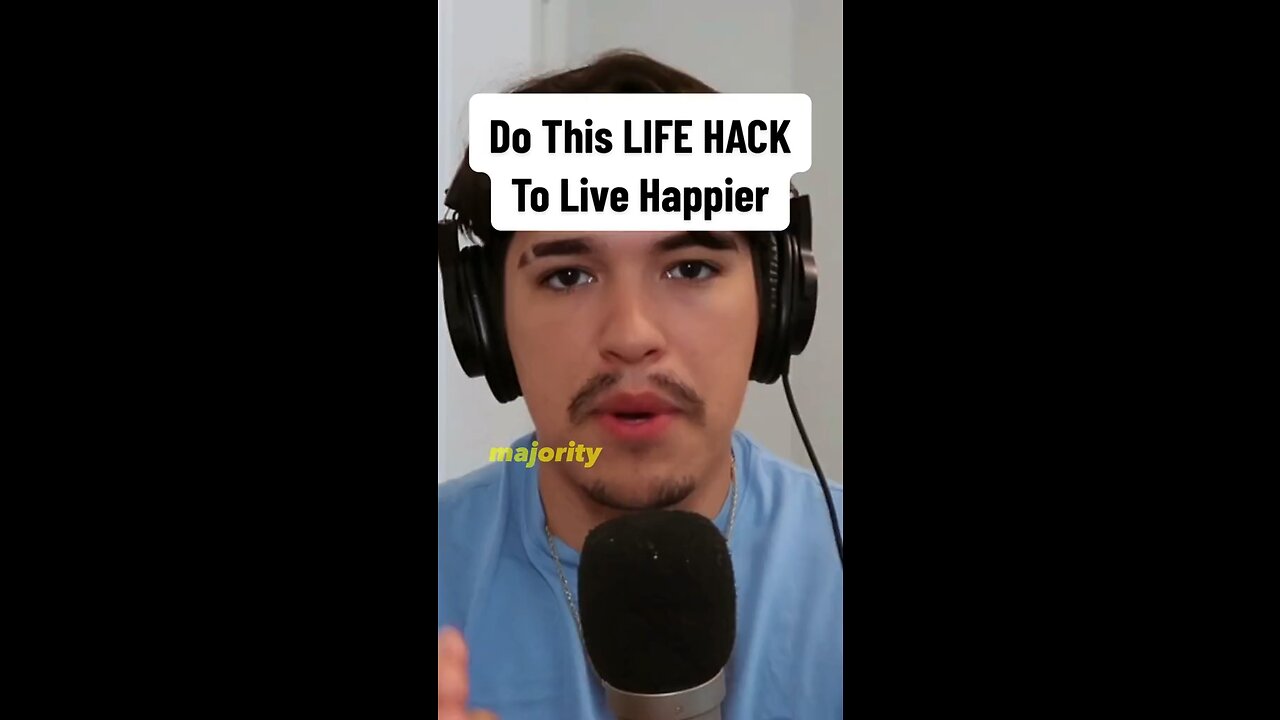 Do This LIFE HACK To Live Happier