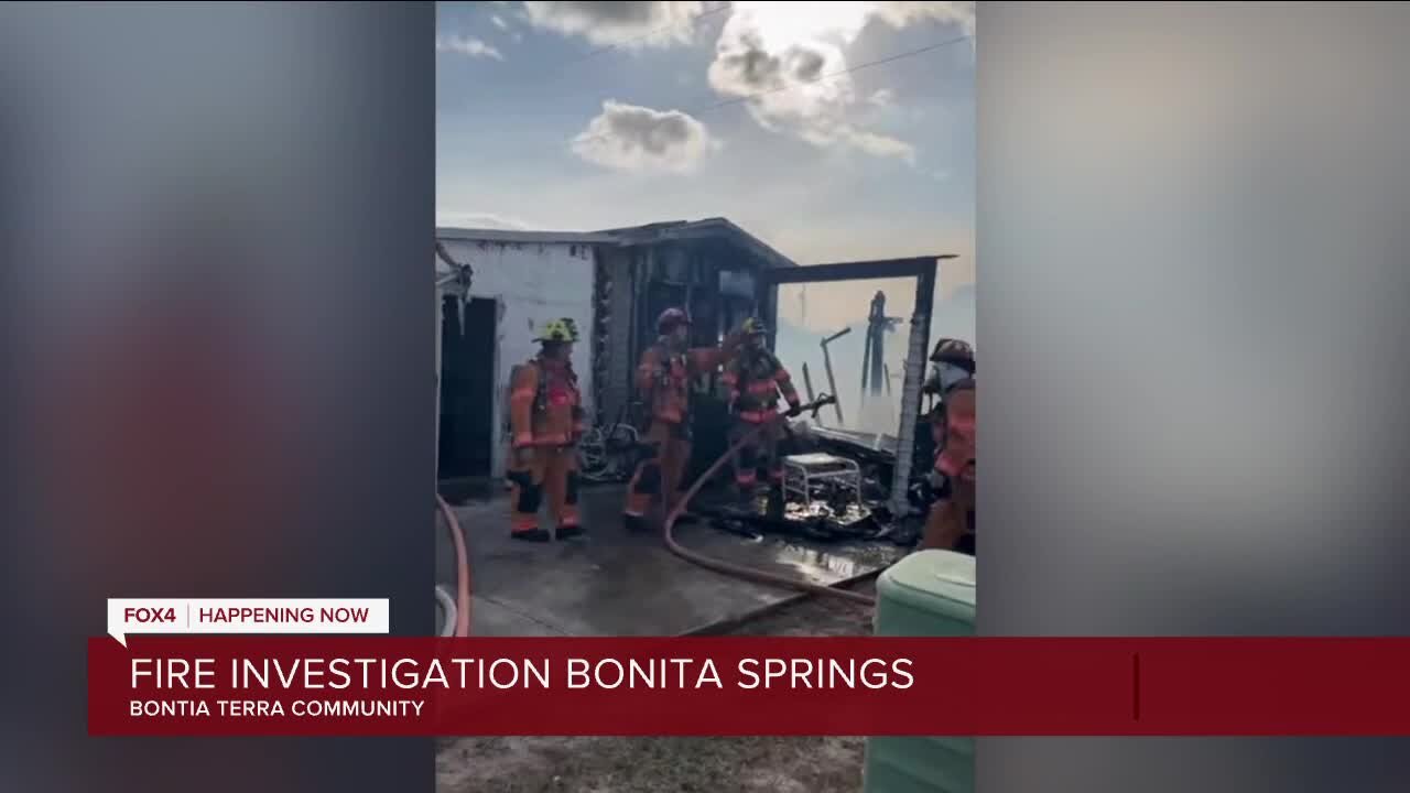 Fire in community of Bonita Terra spreads from shed to two residences