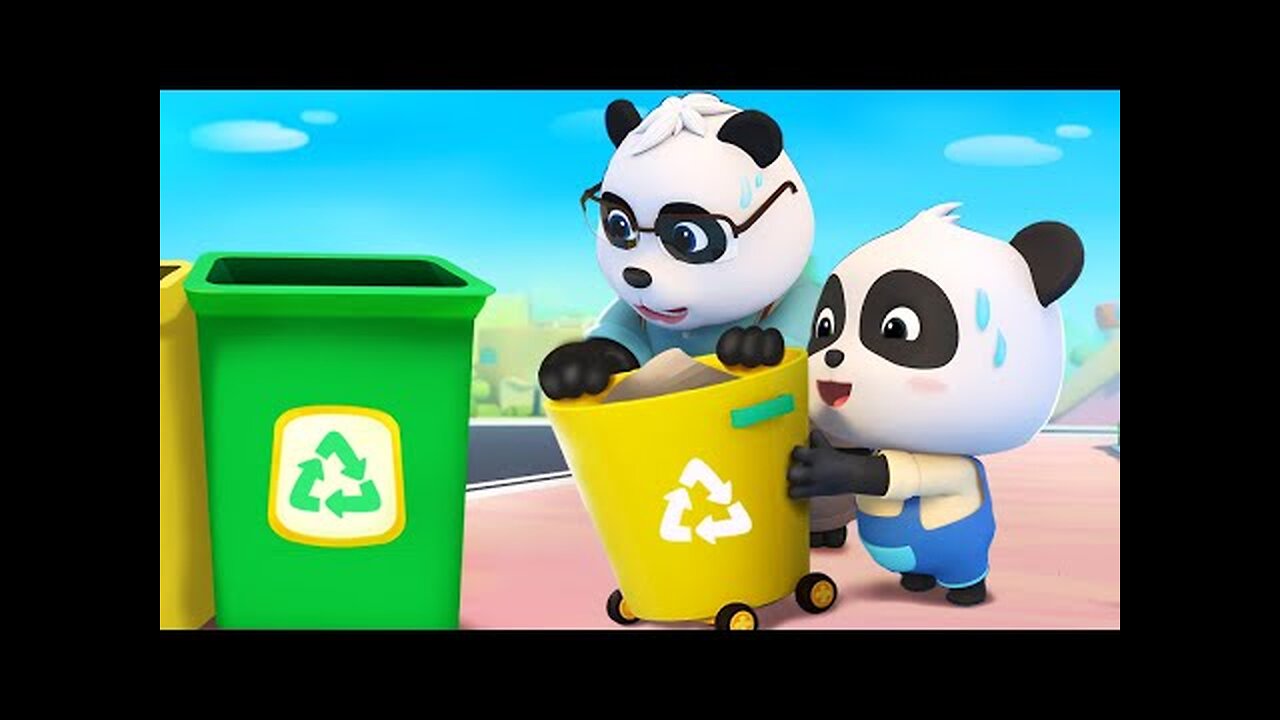 Daddy’s Little Helper | Panda Cartoon | Nursery Rhymes & Kids Songs | Kids Cartoon | BabyBus