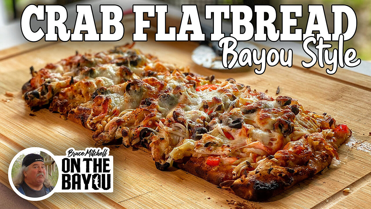 Bruce Mitchell's Cajun Crab Flatbread | Blackstone Griddles