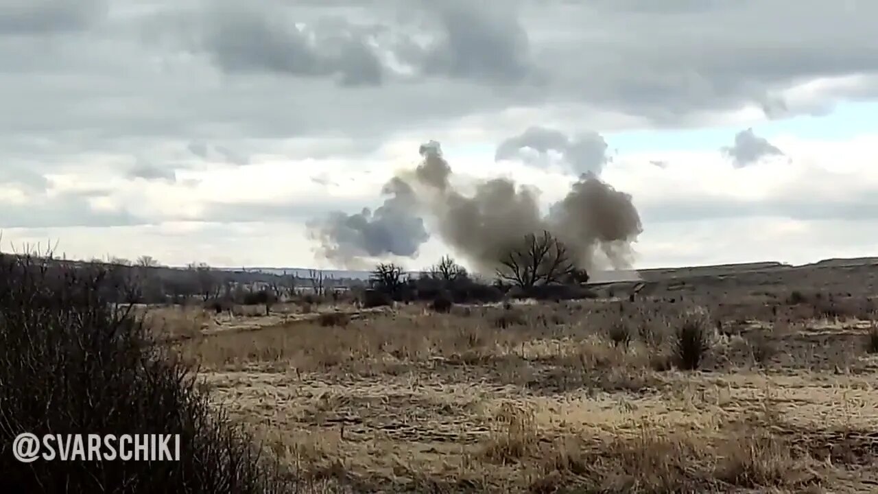 Russian TOS Thermobaric Missile Strikes Fortified Positions, Leaving No Chance To Survive