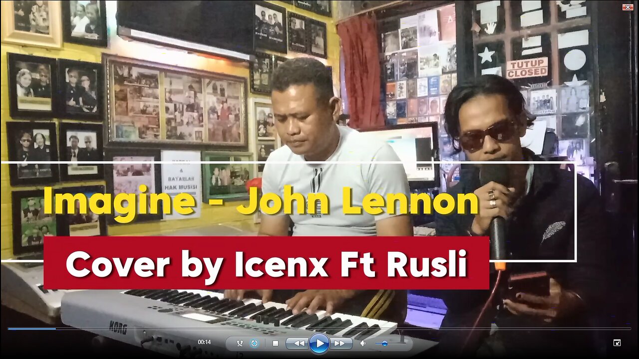 Imagine - John Lennon (Live) cover by Icenx ft, rusli