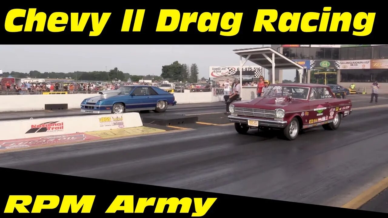 Hard Launching Chevy II Drag Racing