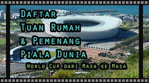 Daftar Tuan Rumah & Pemenang Piala Dunia (World Cup) dari Masa ke Masa