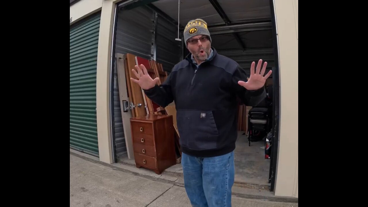 Storage Unit cleanout with 40 bunk beds