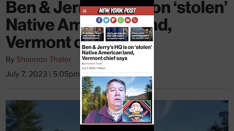 Ben & Jerry's REFUSE to give back " stolen indigenous land " #benandjerrys #indigenous #stolen #wtf 