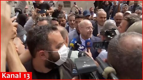 Speaker of Iran parliament visits Beirut building destroyed by Israeli strike