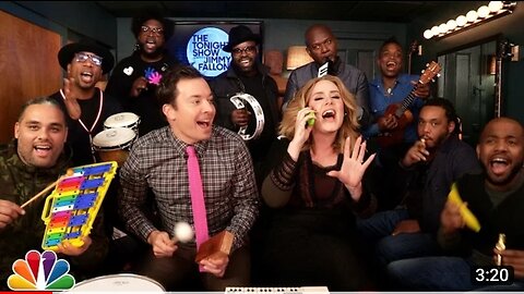 Jimmy Fallon, Adele & The Roots Sing "Hello" (w/Classroom Instruments)