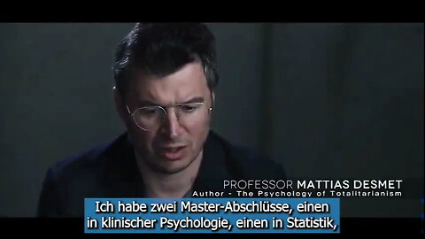 Prof. Mattias Desmet psychologische Aspekte der Massenbildung