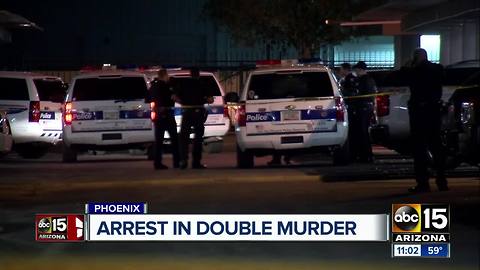 Phoenix police make arrest in double murder
