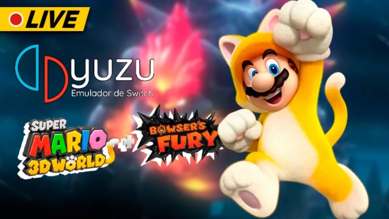 yuzu | Super Mario 3D World + Bowser's Fury | Gameplay no PC