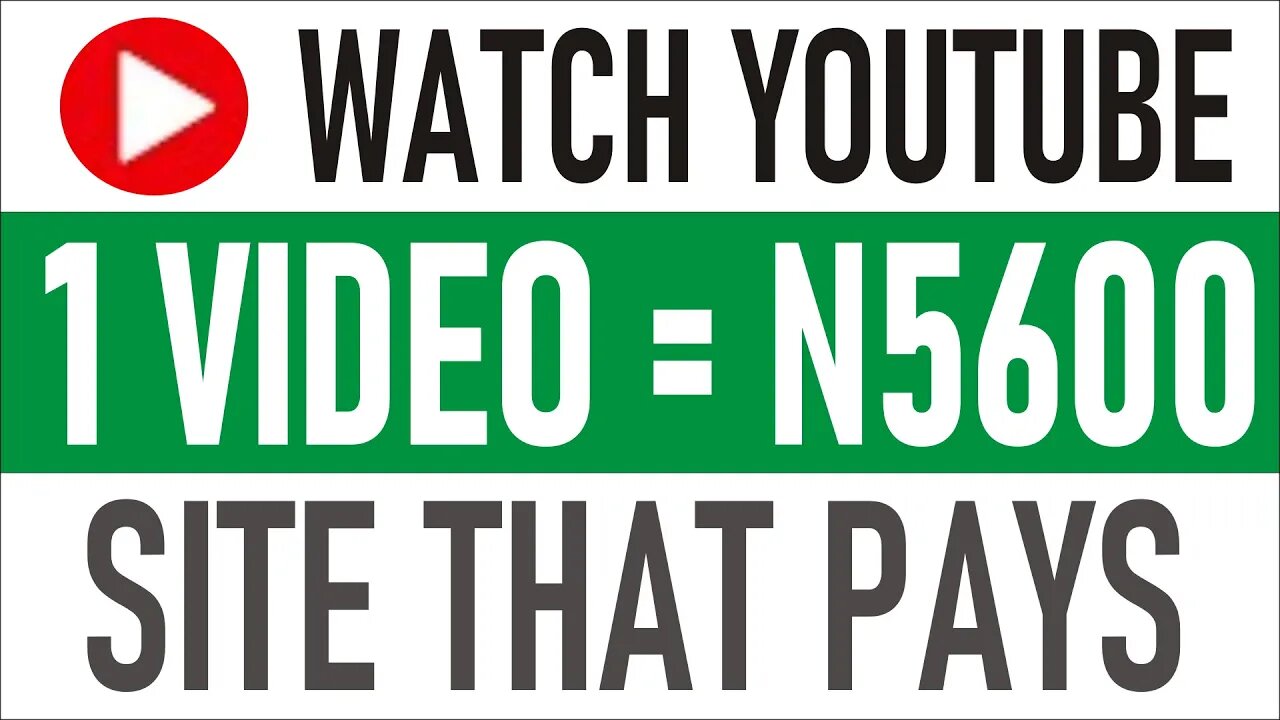 Make Money By Watching Youtube Videos [₦5600 per video] | Sites that pays for watching videos in Nig