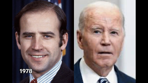 Joe Biden aging over the years, unrecognisable!