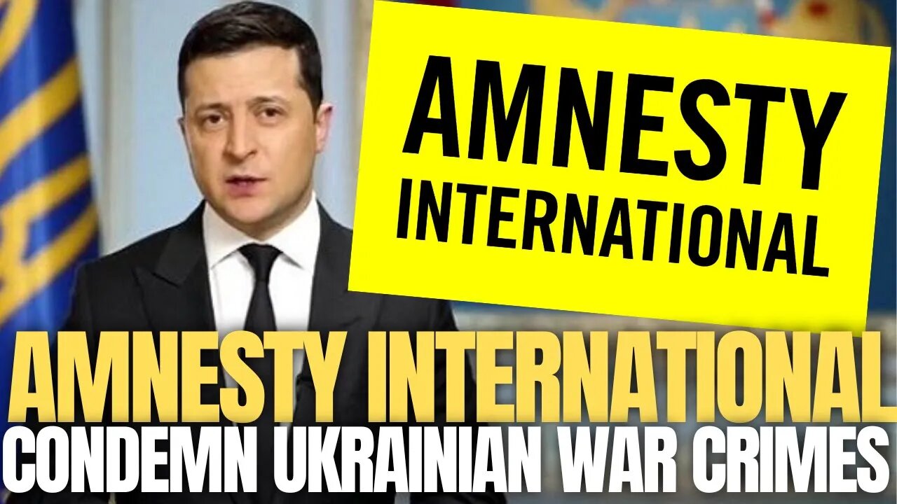 Amnesty International Report Condemn War Crimes & Using Civilians As Human Shields! Zelensky Furious