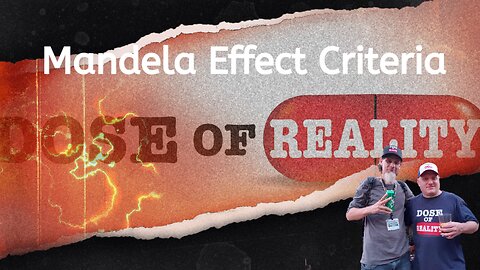 Mandela Effect Criteria