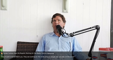 Tucker Speaking Candidly after Jan6th reveal footage segment