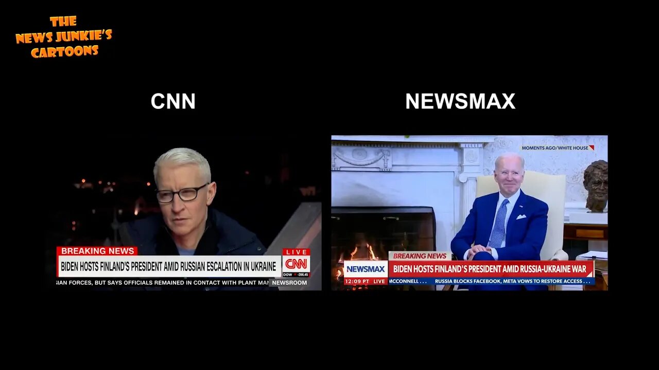 CNN vs. Newsmax: The Yelling in the White House.