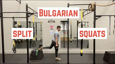 Bulgarian Split Squats #strength #exercise #gym #lifting